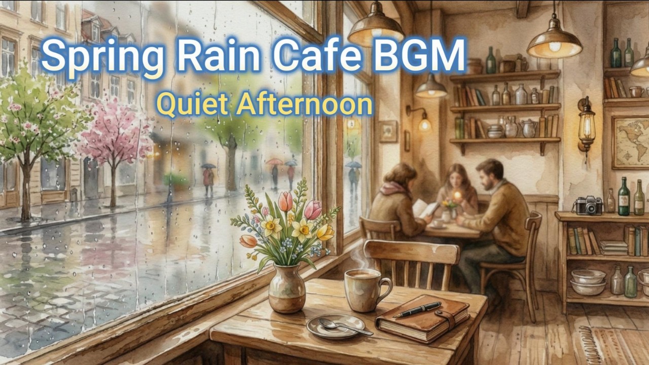 Spring Rain Cafe BGM / Quiet Afternoon