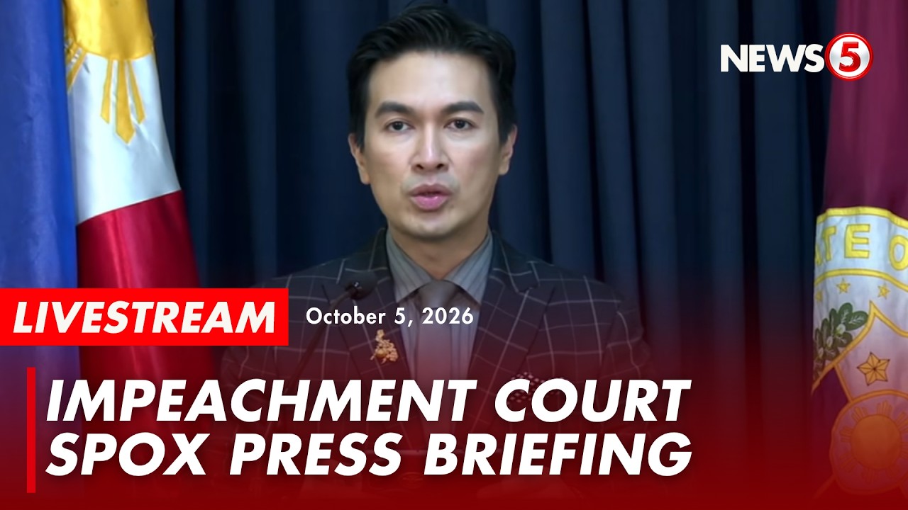 LIVE | Impeachment Court spox Tongol holds briefing on Day 33 of VP Sara trial