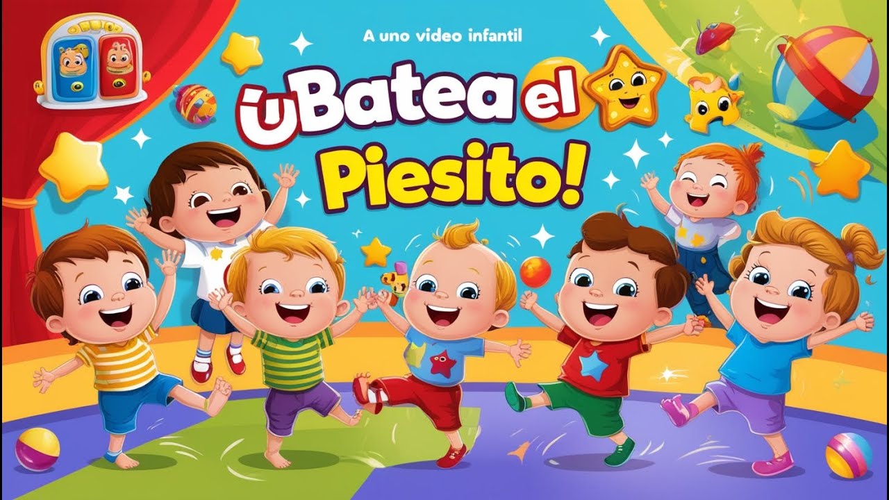 🎵 ¡BATEA EL PIESITO! | Canción Infantil Divertida para Bailar, Saltar y Aplaudir 🎉
