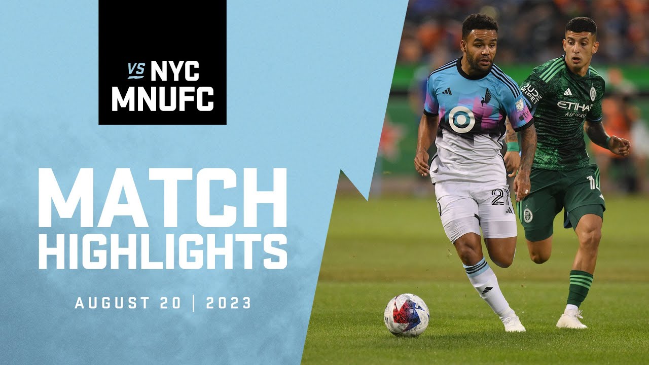 HIGHLIGHTS: New York City FC vs. Minnesota United FC | August 20, 2023