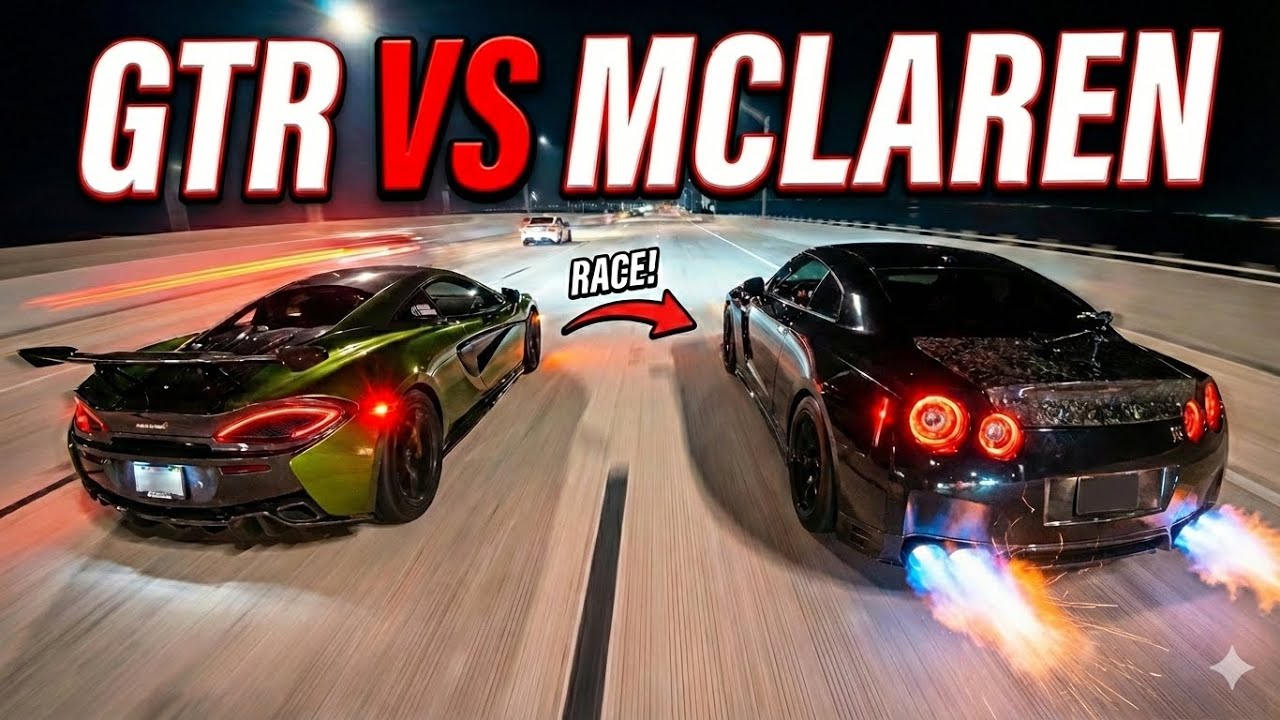 GTR VS MCLAREN 