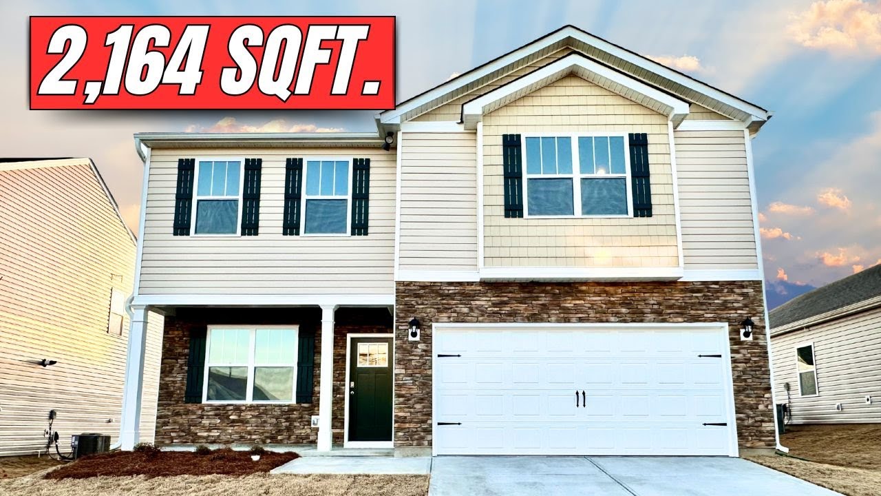 Greenville SC New Construction Homes for Sale - Penwell Flooplan By DR Horton