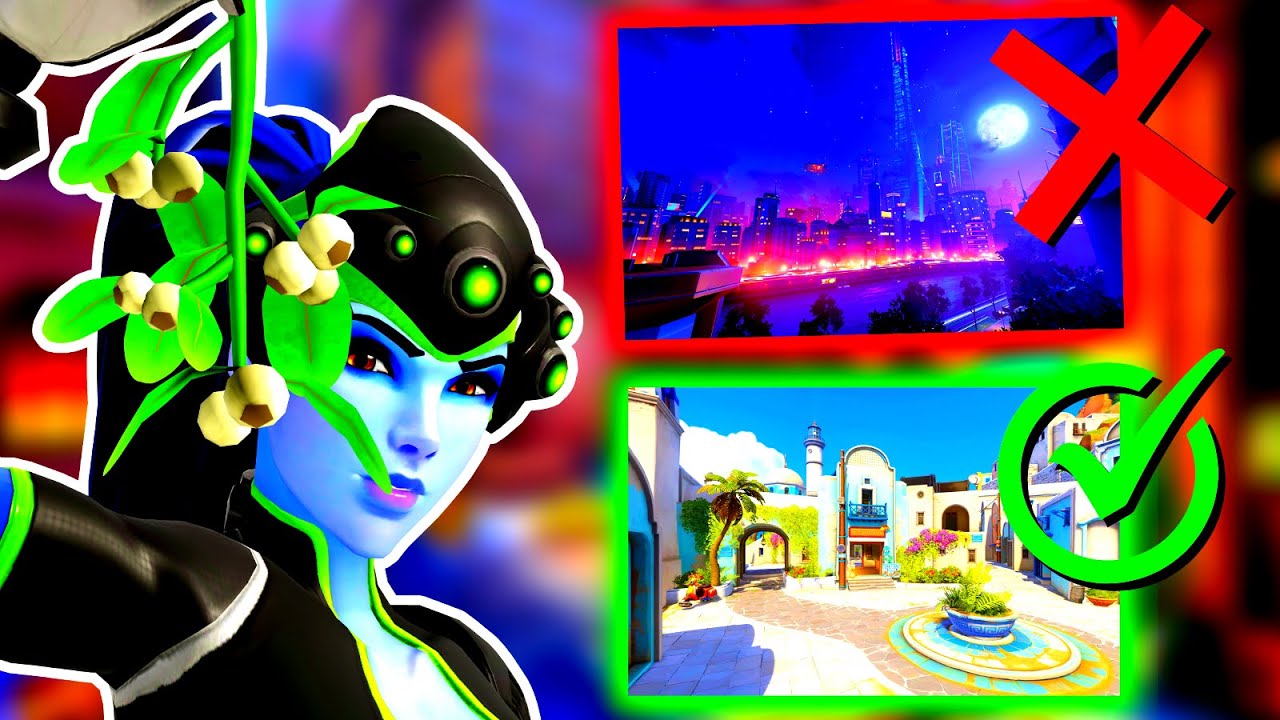 Лучшая и худшая карта каждого героя Overwatch