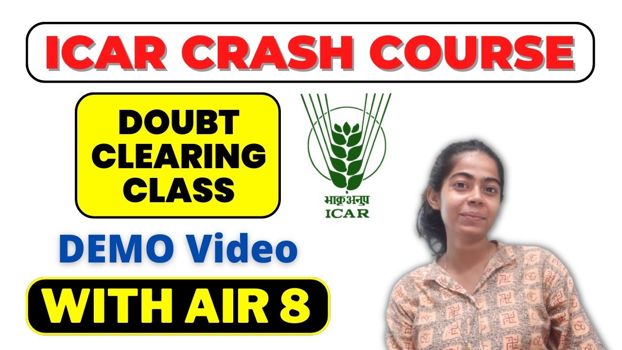 ICAR AIEEA UG Biology Doubt Clearing Class | ICAR Crash Course