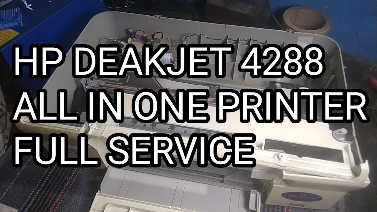 HP deskjet 4288 all in one printer service ! hp deakjet 4288 all in one printer disassembly