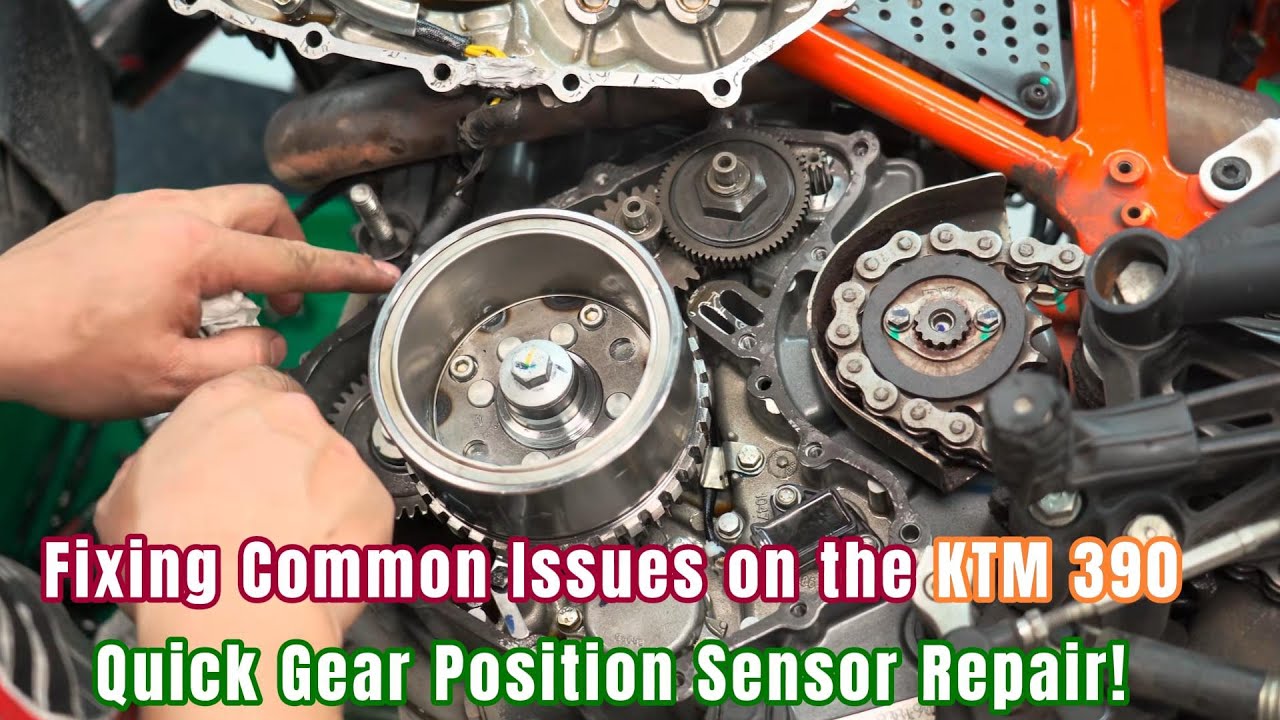 Fixing Common Issues on the KTM 390: Quick Gear Position Sensor Repair!