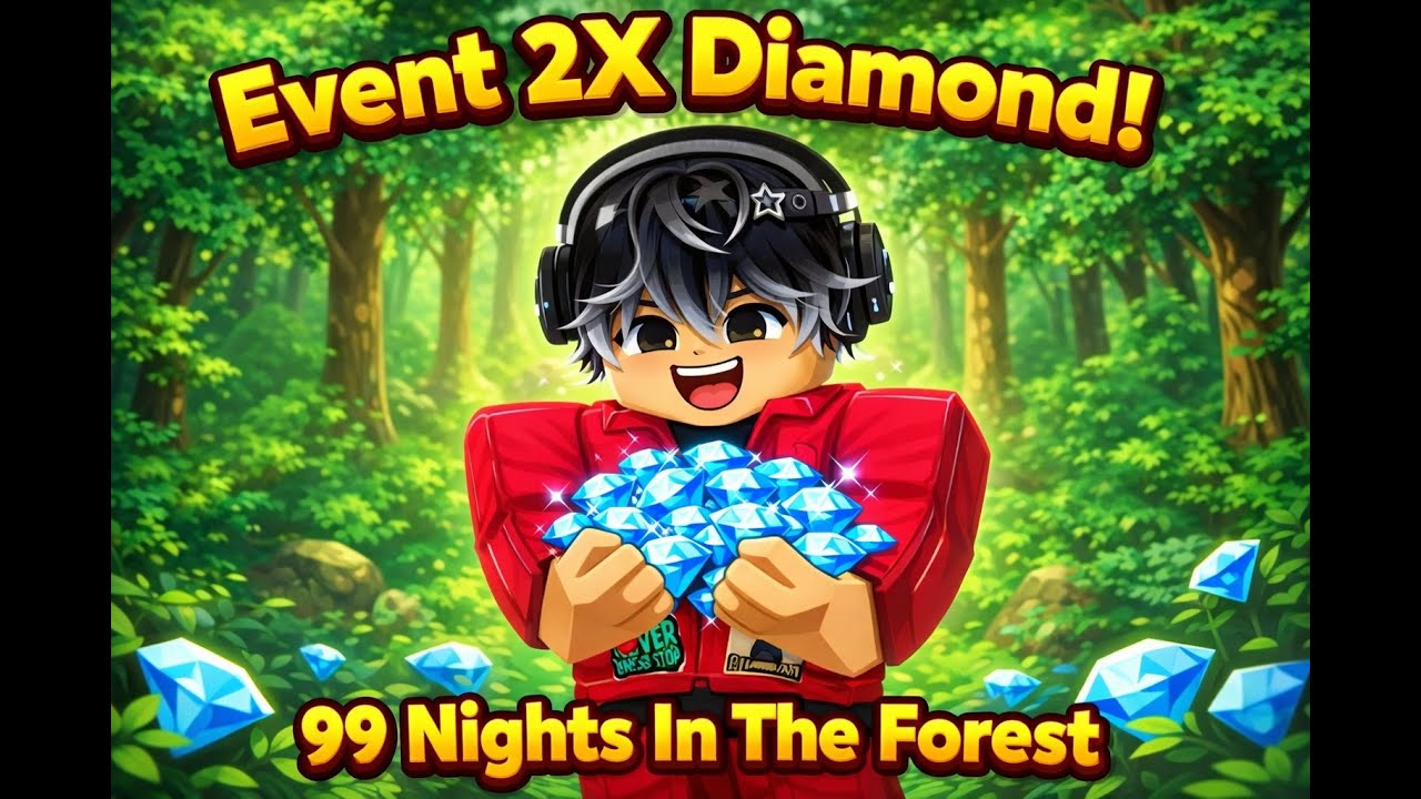 LIVE | 2x  EVENT DIAMOND 99 NIGHTS IN THE FOREST #roblox #99nightintheforest
