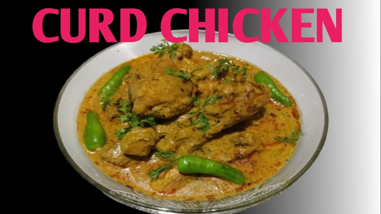 CURD CHICKEN CURRY//DHABA STYLE CHICKEN CURRY//CHICKEN CURRY WITH CURD