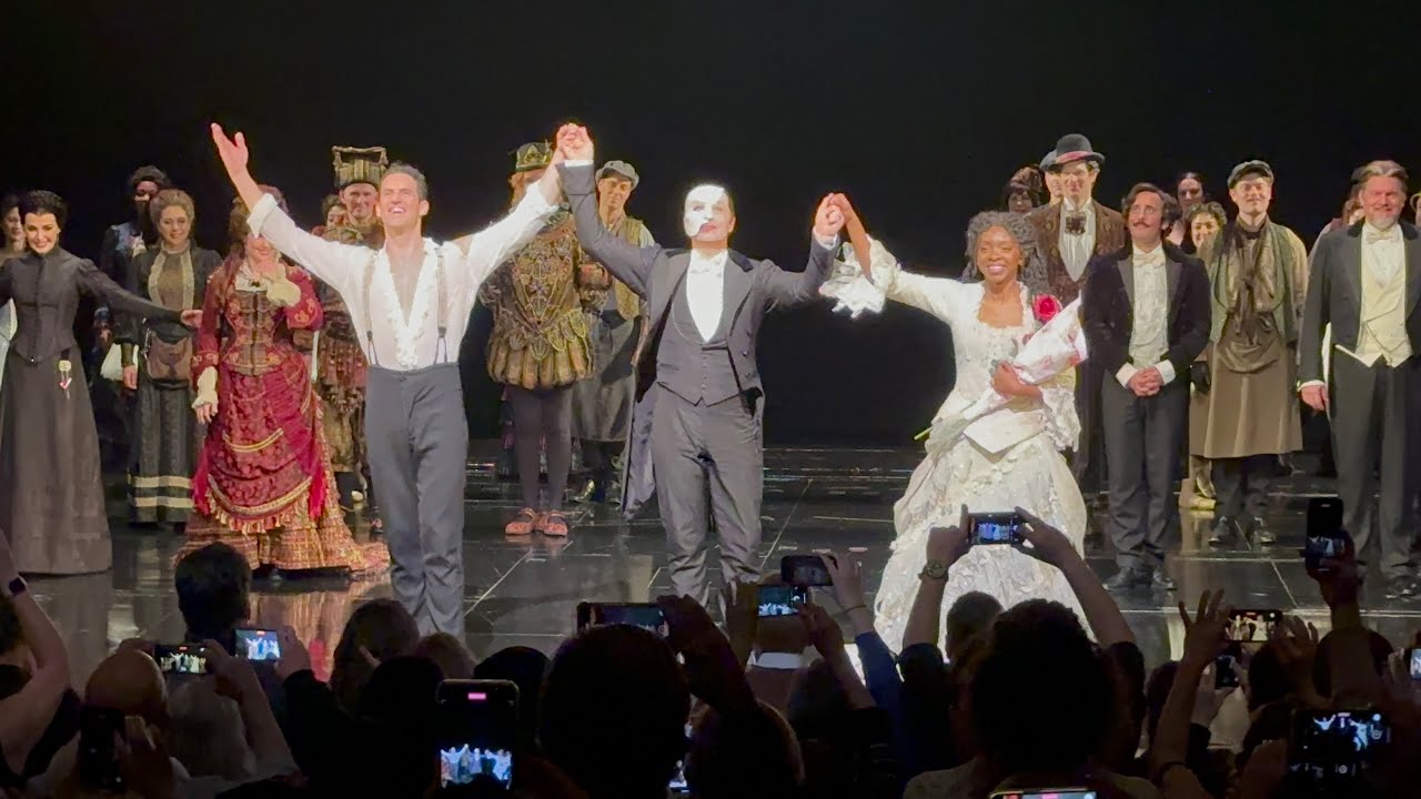 PHANTOM OF THE OPERA BROADWAY FAREWELL!  FINAL *PUBLIC* PERFORMANCE CURTAIN + MORE 4-15-23 8pm (4K)