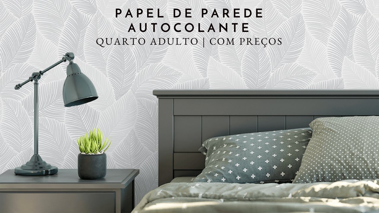 20 MODELOS DE PAPEL DE PAREDE AUTOCOLANTE PARA QUARTO ADULTO | COM PREÇOS