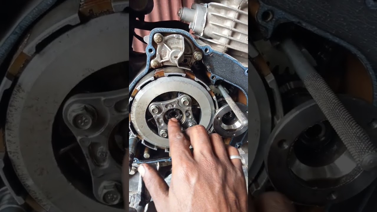 how to open pulsar 150 clutch plate