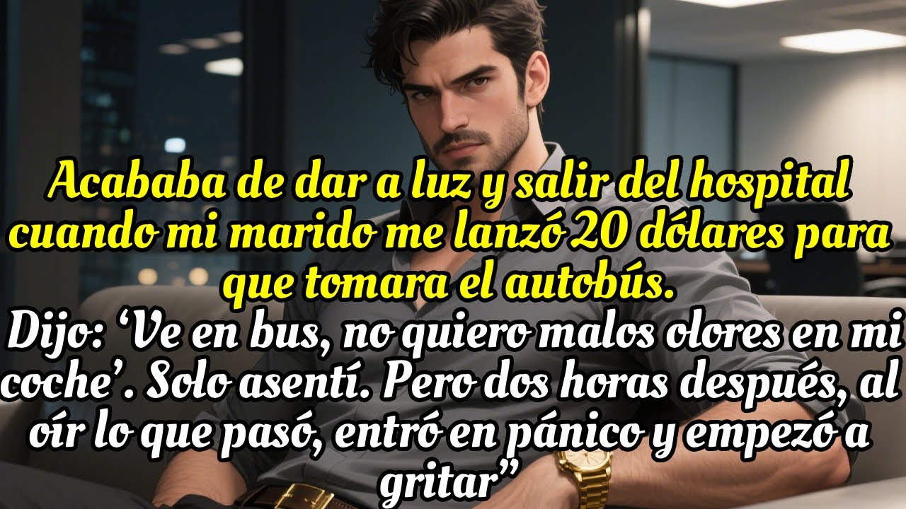 Tras dar a luz, mi marido me hizo ir en bus: no quería olores en su coche.