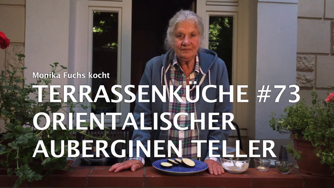 Orientalischer Auberginen Teller- Terrassenküche #73