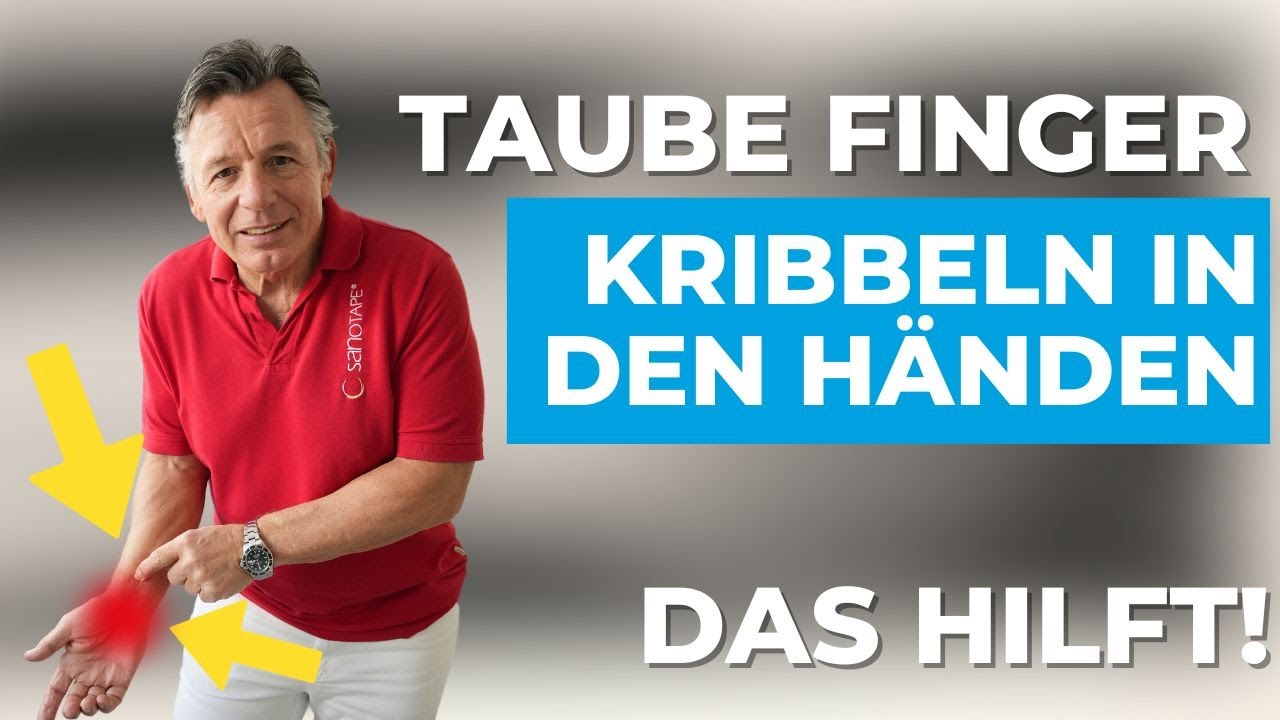 Taube Finger und Kribbeln in den Händen - So hilfst du dir! 🍀