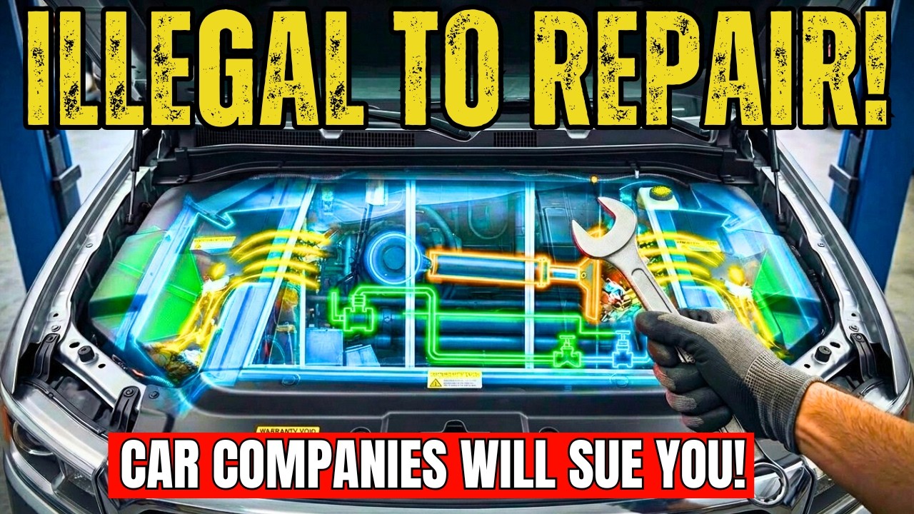 It's ILLEGAL to Fix Your Own Vehicle! (Manufacturers Turned Mechanics Into CRIMINALS!)