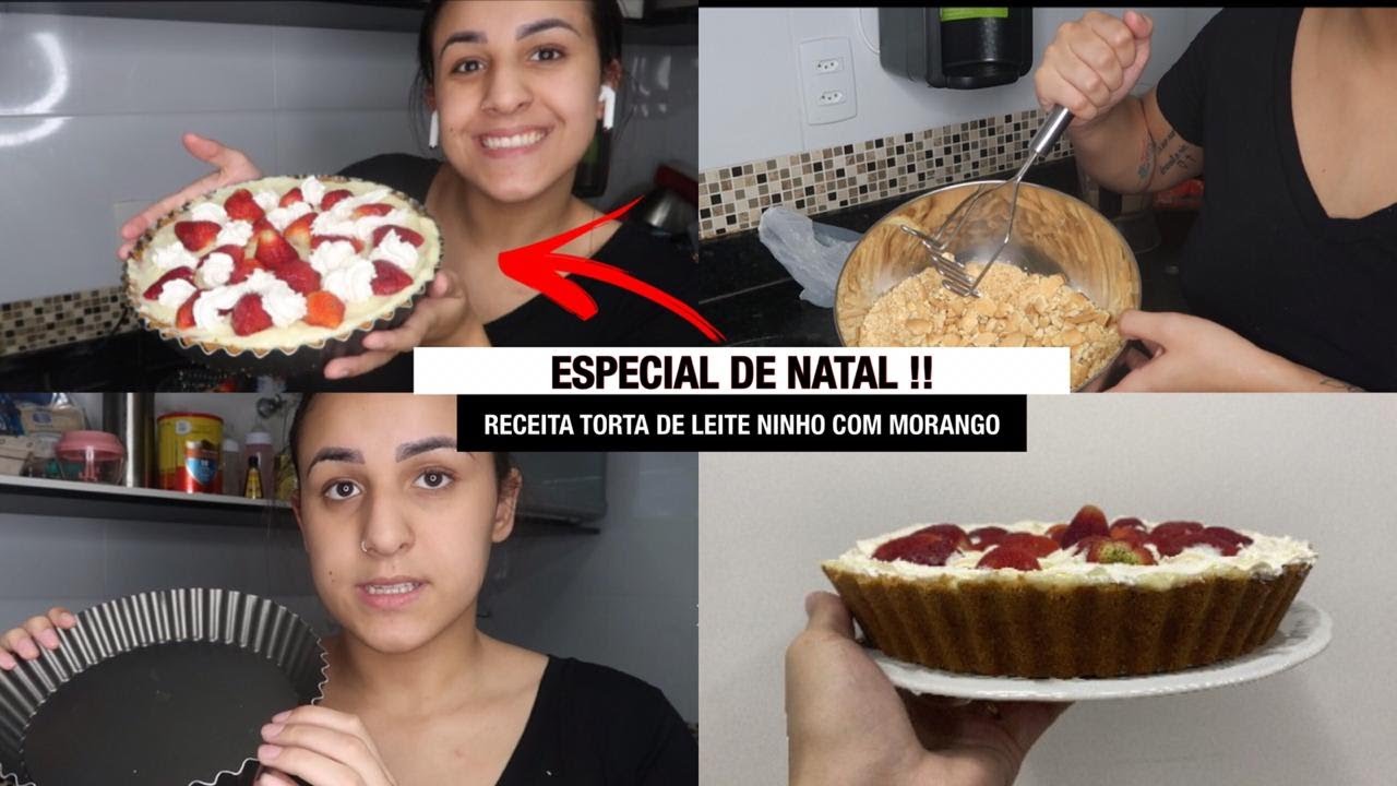 TORTA DE NINHO COM MORANGO | ESPECIAL DE NATAL