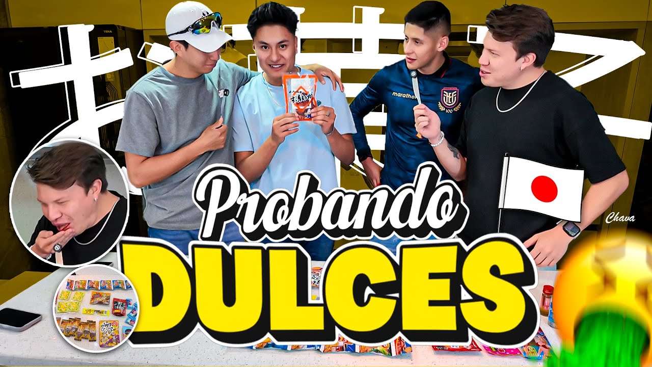 Probando los DULCES Más RAROS  de JAPON.✨🍬