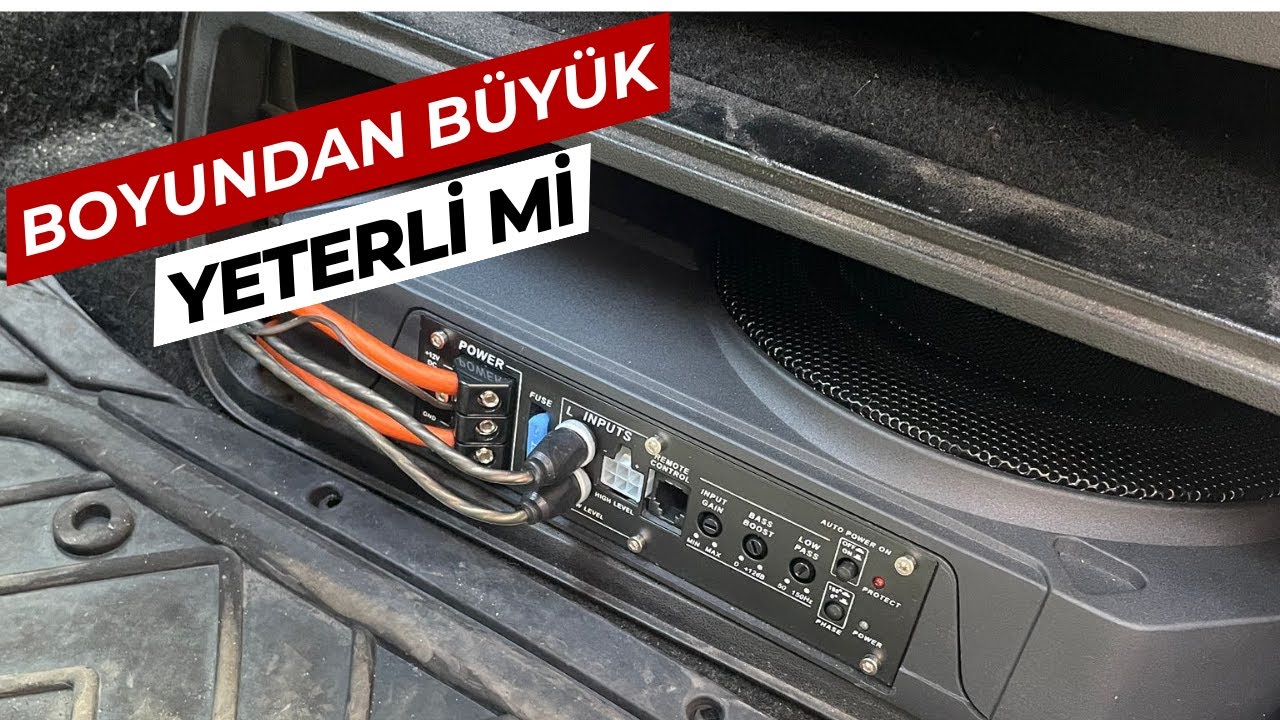 NAVİGOLD NG-S8 SLİM KOLTUK ALTI SUBWOOFER İNCELEME