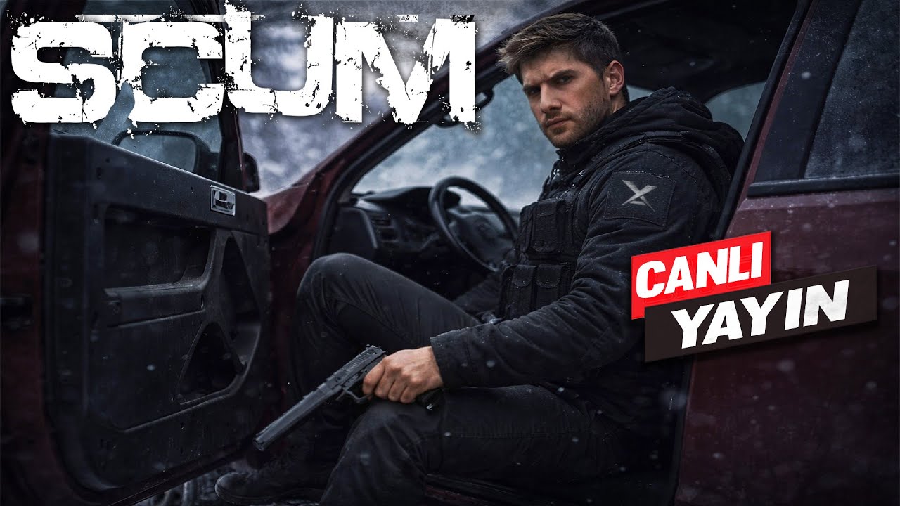 Yağmurlu ve Fırtınalı bir gün - Uçak Operasyonu ❄️ SCUM Chill