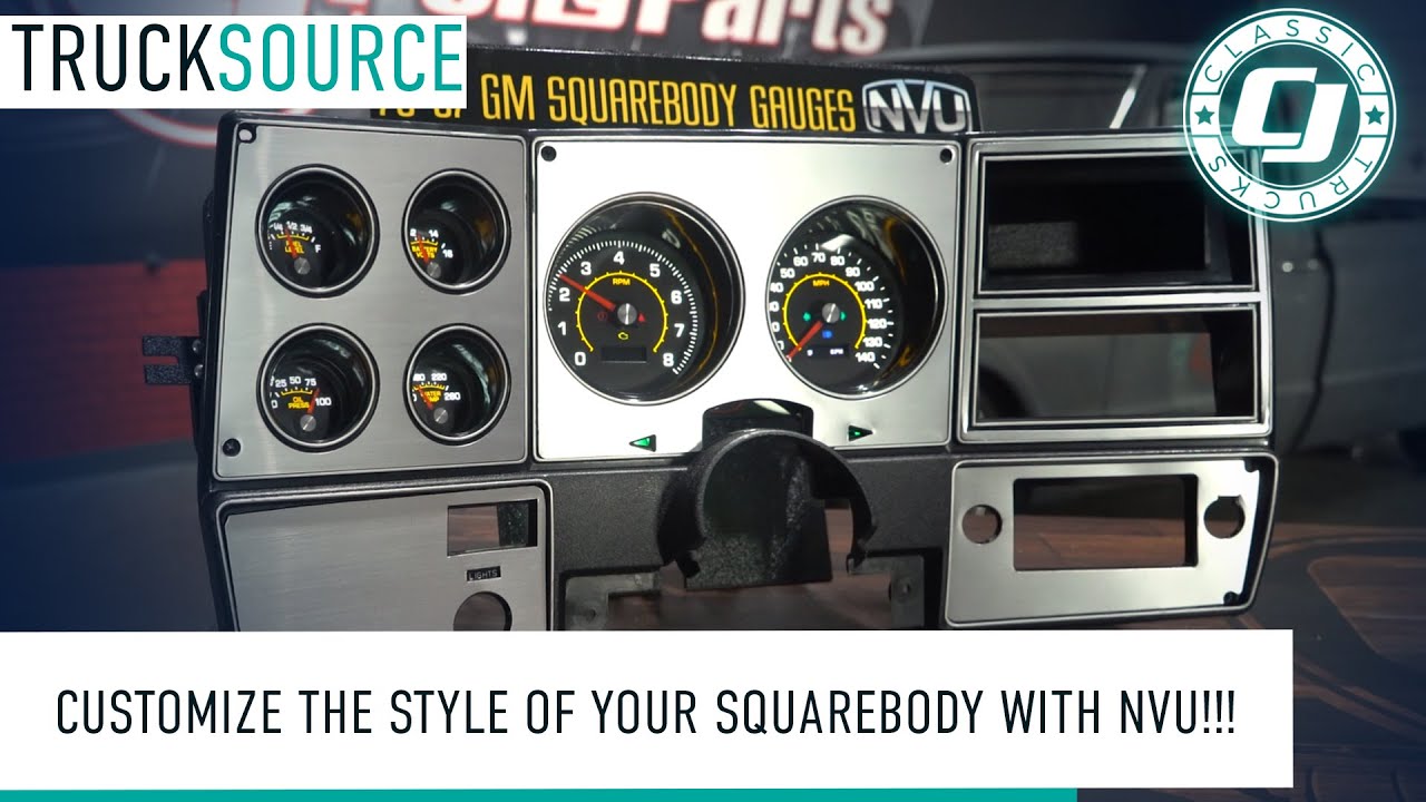 Обзор комплекта датчиков NVU Square Body Gauge: современные обновления приборной панели для грузо...