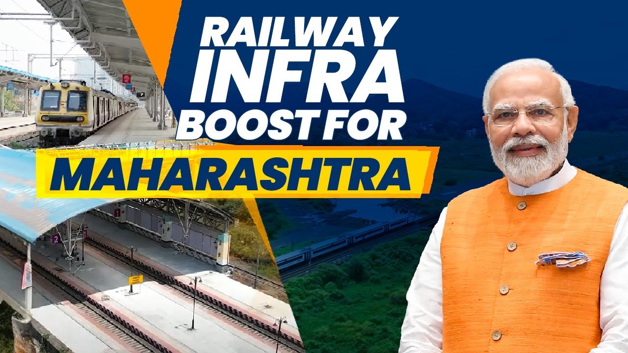 PM Modi gifts railway infra projects of over Rs. 12,000 crore to Maharashtra