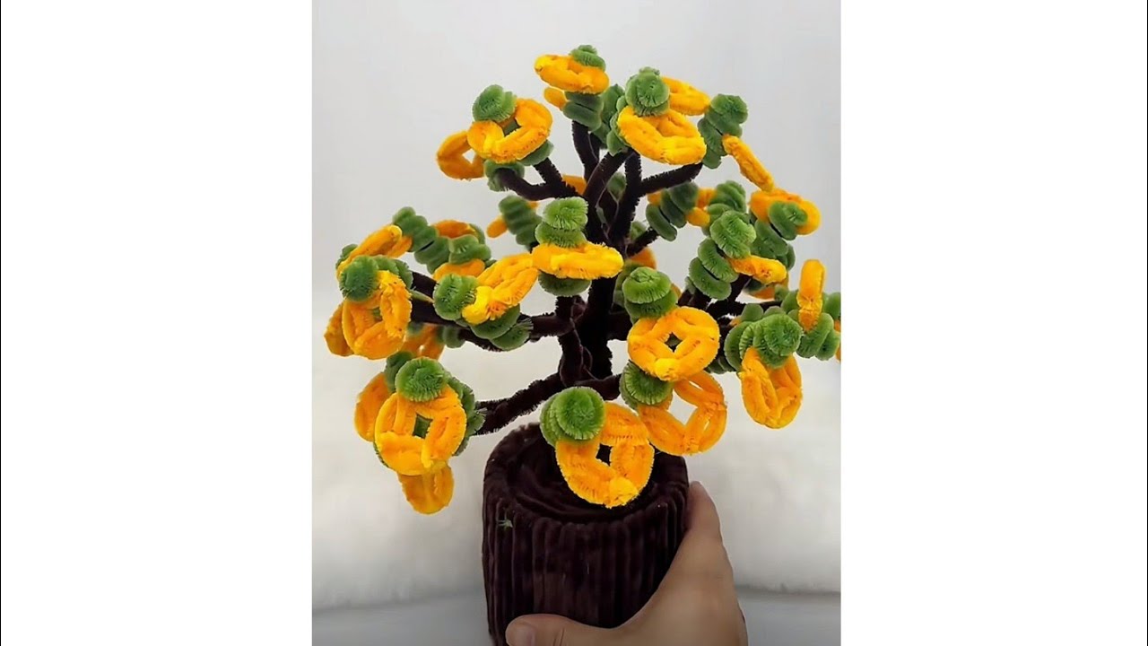 Money Tree with pipe cleaner | DIY pipe cleaner | Useful Craft Things