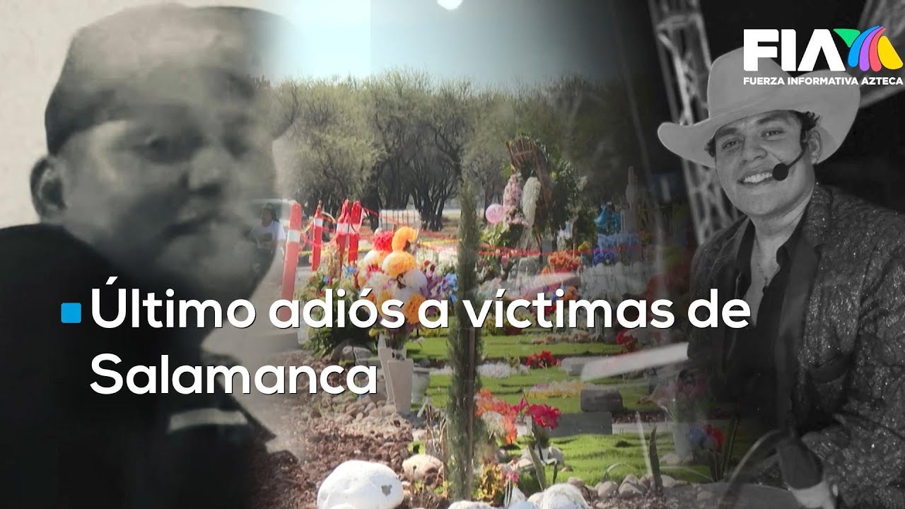 Entre música y lágrimas, despiden a víctimas del ataque armado en Salamanca, Guanajuato