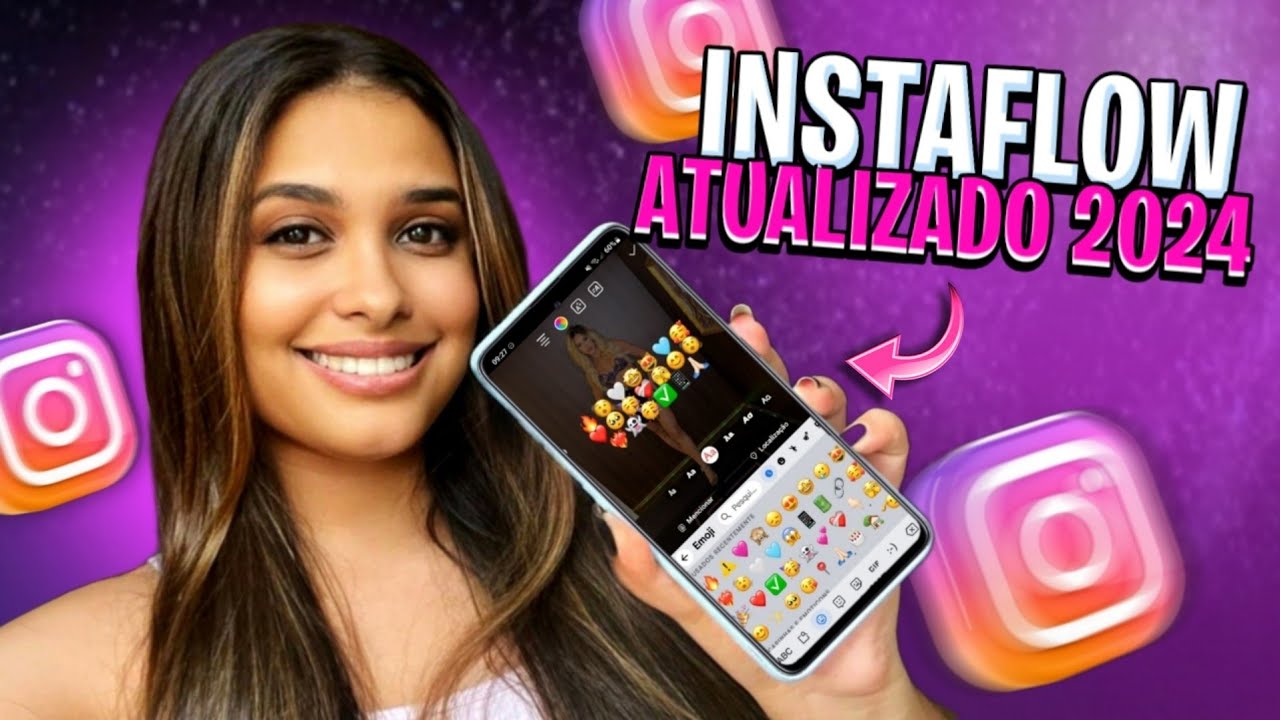 INSTAFLOW ATUALIZADO 2024 🔥 INSTAGRAM estilo IPHONE com EMOJIS IOS 16 + NOVA MENÇÃO + FUNÇÕES! V14