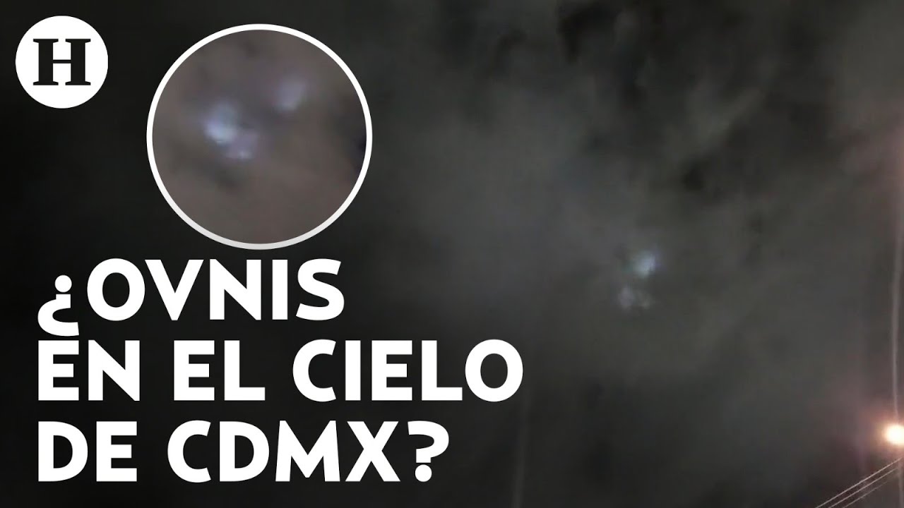 Extrañas luces en el cielo de la CDMX, desatan locas teorías, ¿eran extraterrestres?