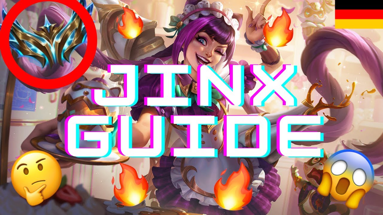 🍰 JINX Guide german S14! 🔥 CHALLENGER ELO ADC Gameplay Analyse Botlane Itembuild Runen BOT GAP GG 🍰