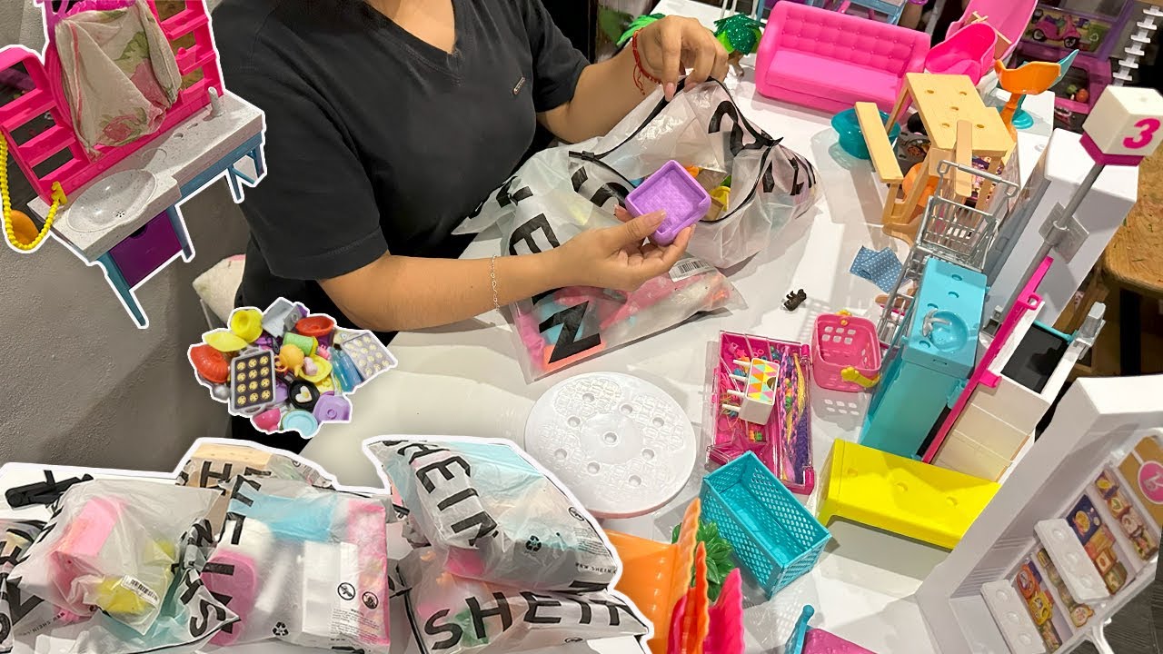 MI COLECCION de MUEBLES y ACCESORIOS de BARBIE | QUE TENGO EN ESTAS BOLSAS!!