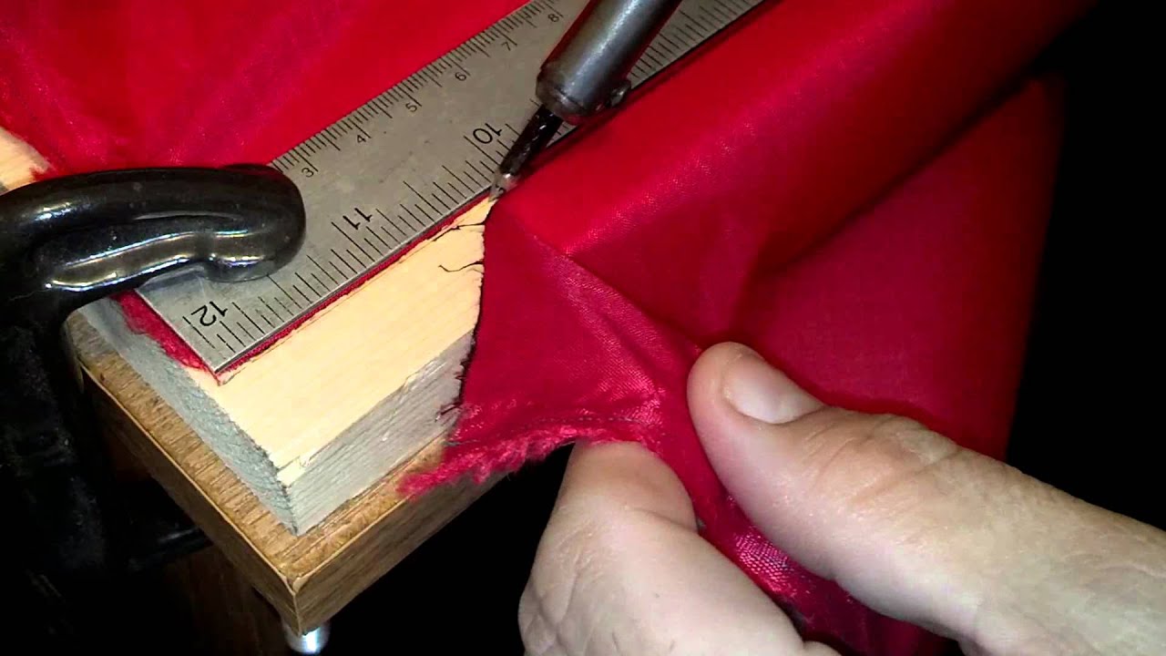 Cutting Ripstop Nylon the easy way.