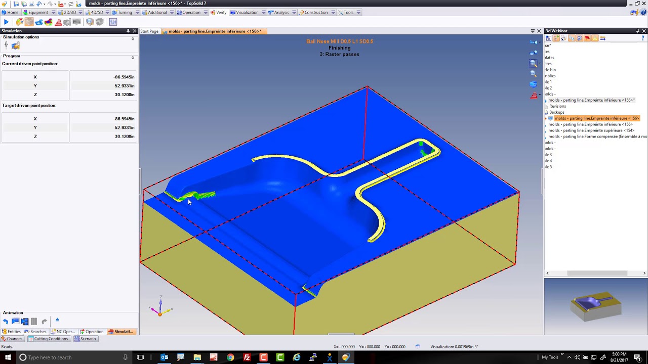 TopSolid makes 3d machining simple