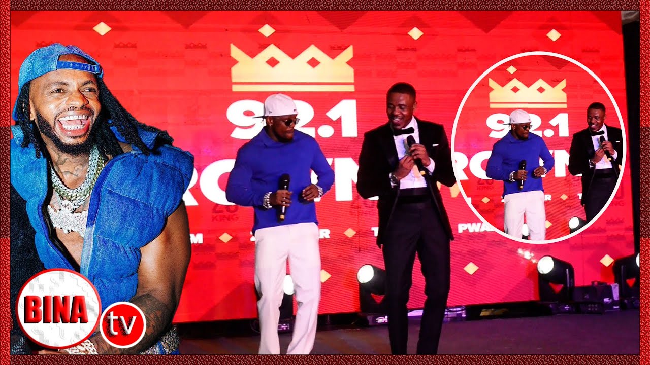 MARIOO AMKIMBIA DIAMOND AKIMBILIA KWA ALIKIBA BAADA YA KUZINDUA REDIO YAKE MPYA CROWN FM.