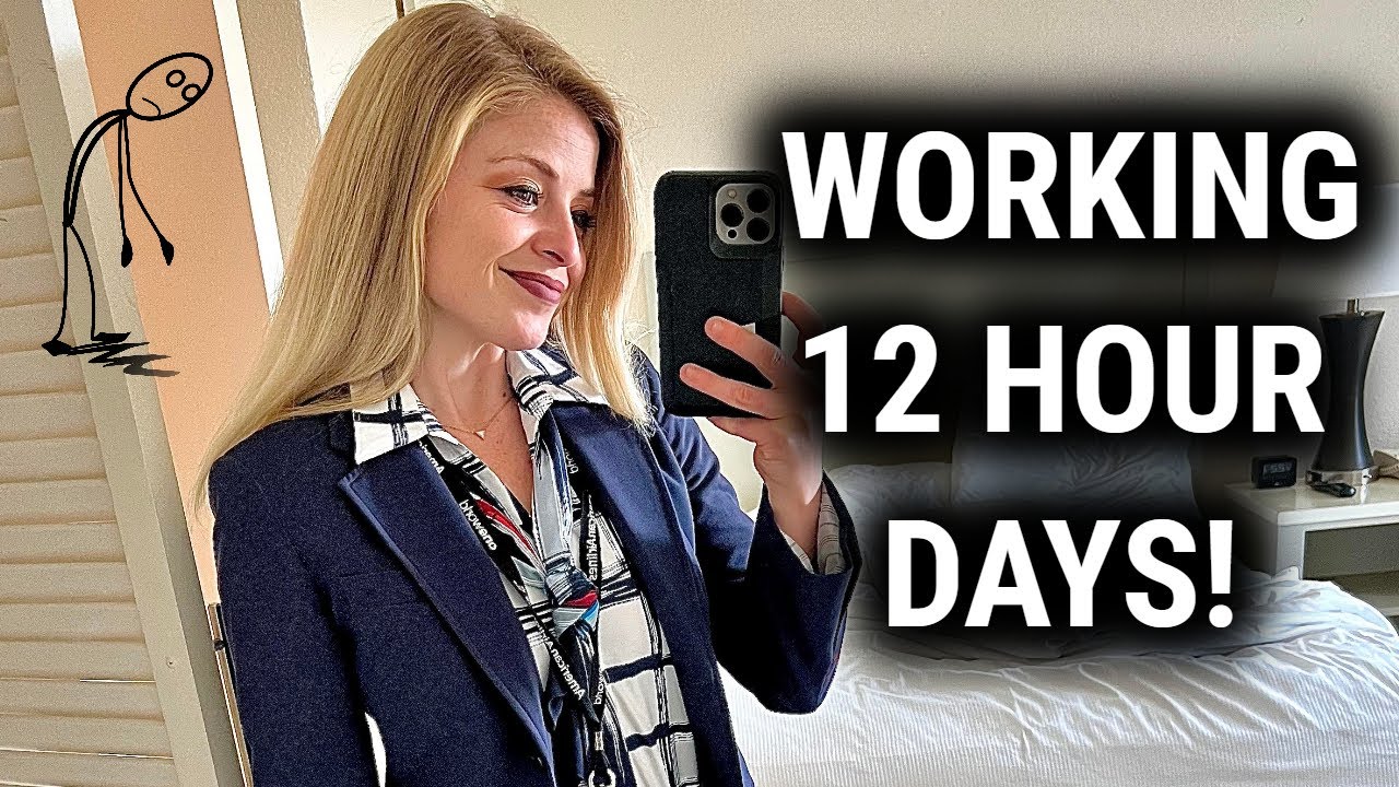 WORKING 12 HOUR DAYS / My Flight Attendant Life