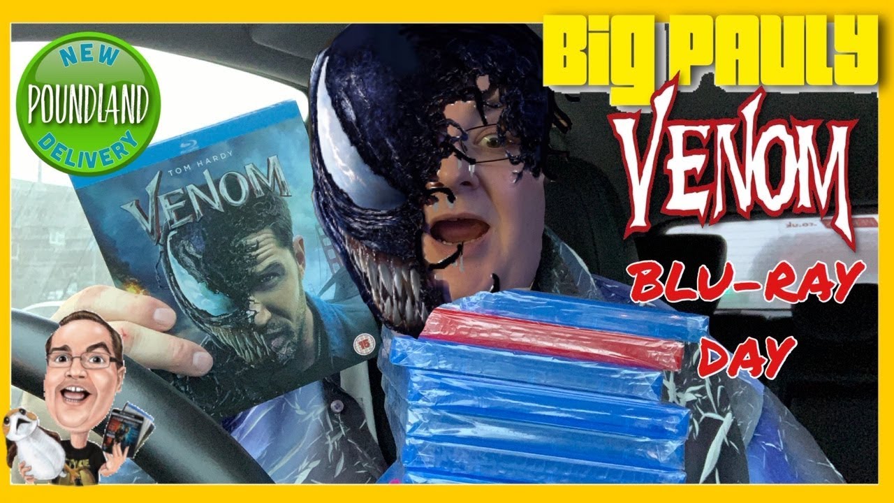 Blu-ray / DVD Hunting with Big Pauly (04/02/2019) - VENOM BLU-RAY DAY! plus new Poundland Haul