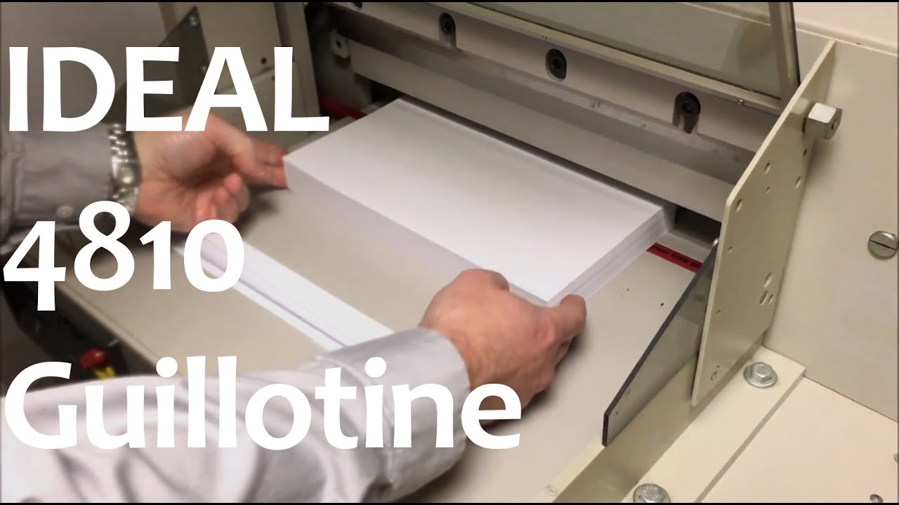 Ideal 4810 Guillotine
