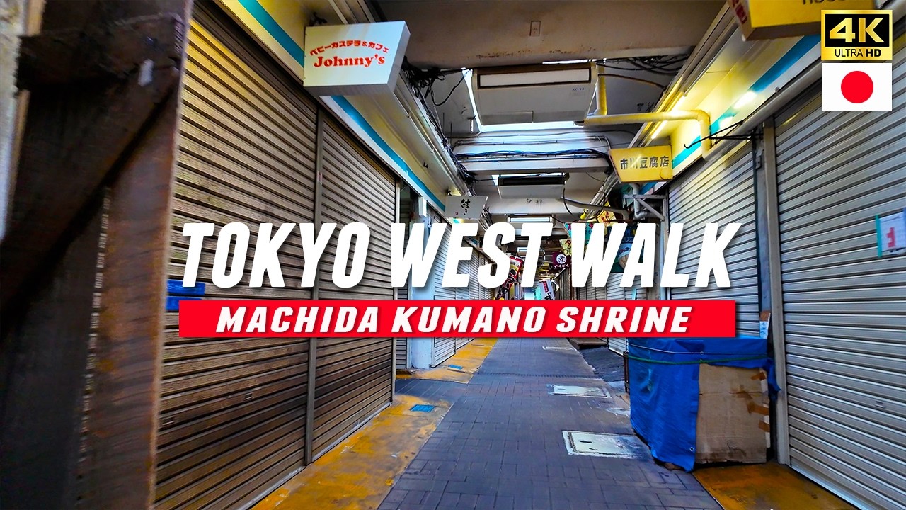 Japan travel / Machida Walk to Kumano Shrine via Quiet Kogasaka Hills , Tokyo / 4K UHD