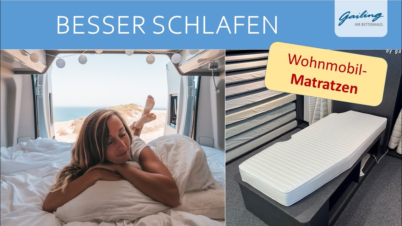 Matratze für Wohnwagen und Wohnmobil - bezahlbare Maßarbeit für besseren Schlaf auf Reisen