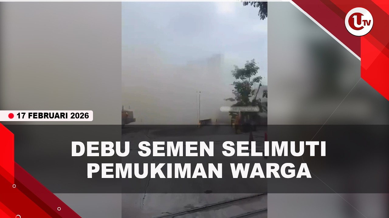 TABUNG PENAMPUNG SEMEN MELEDAK, DEBU TEBAL SELIMUTI PEMUKIMAN WARGA | U-NEWS