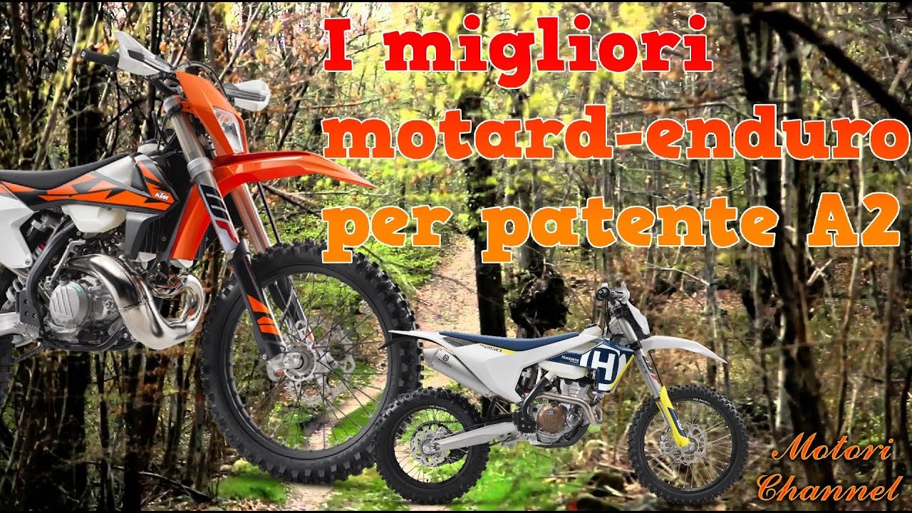 I migliori motard-enduro per patente A2 - 2017