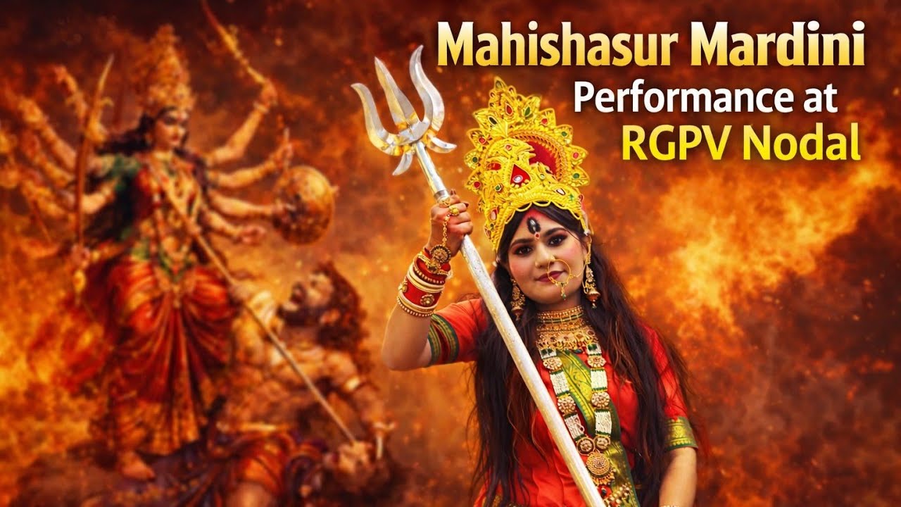 Mahishasura Mardini | Gujarati Folk Fusion | RGPV Nodal Dance Competition 2025 | LNCT Group || JNCT 