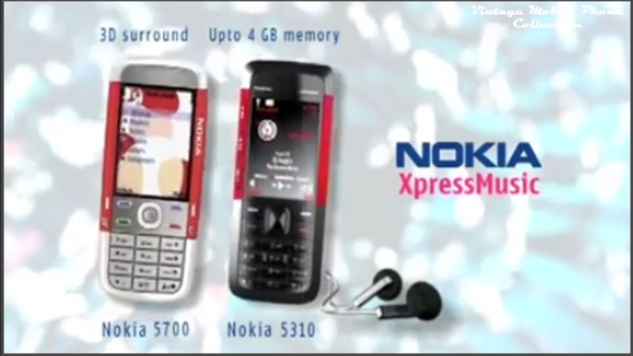 Nokia XpressMusic Commercial | Vintage Mobile Phone Collection