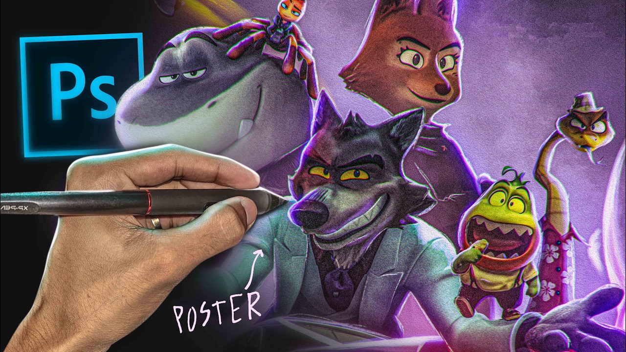 How I Made a Movie Poster in Photoshop (From Scratch)