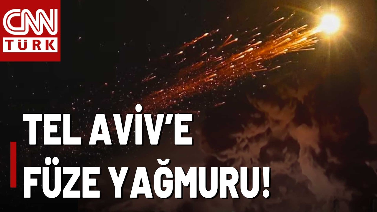 Tahran-Hizbullah Birlikte İsrail'e Saldırdı! İran Füzeleri Tel Aviv'e Yağdı!