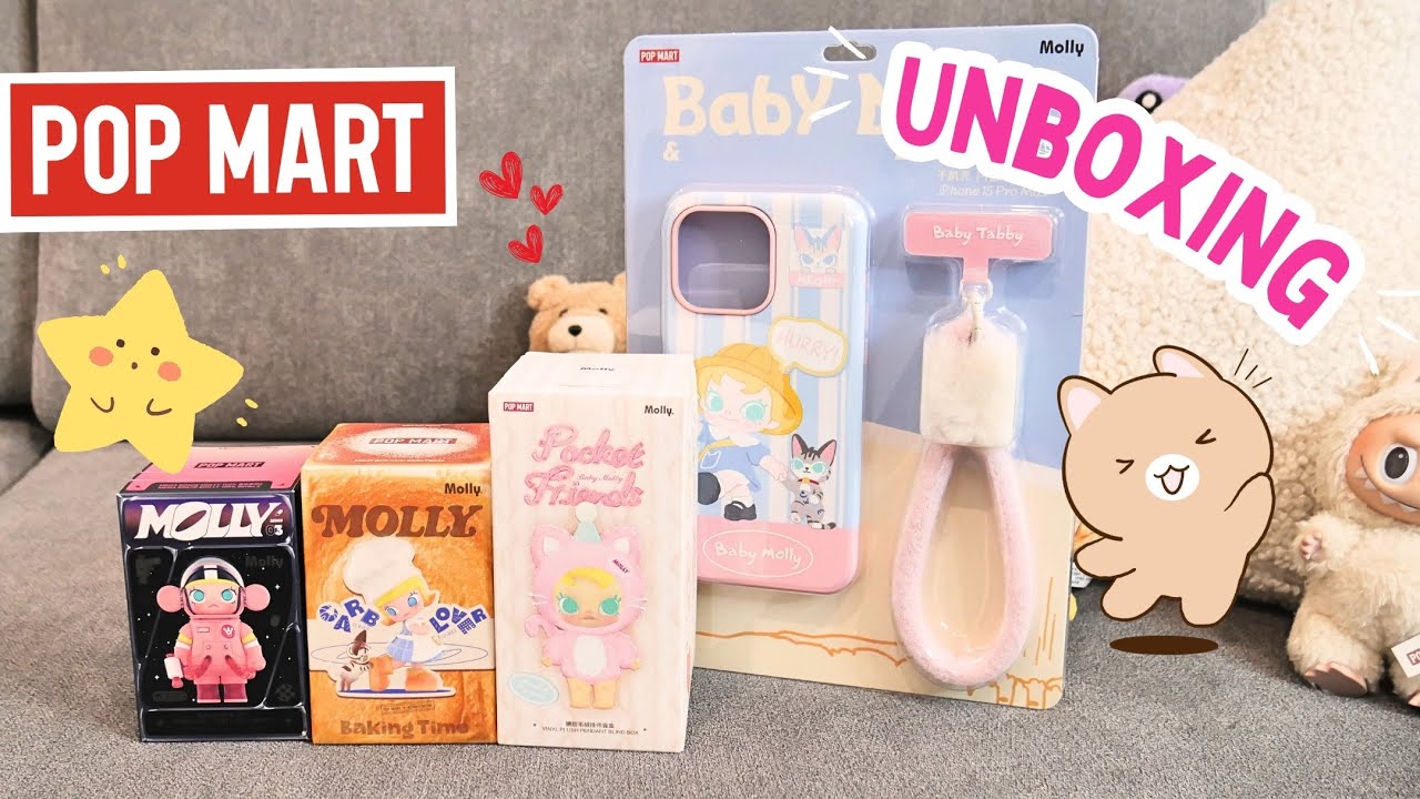 🔥 Unboxing Sorpresa de Figuras Molly 🧸 | Pop Mart Blind Box | Baby Molly, Mega Space Molly y más!