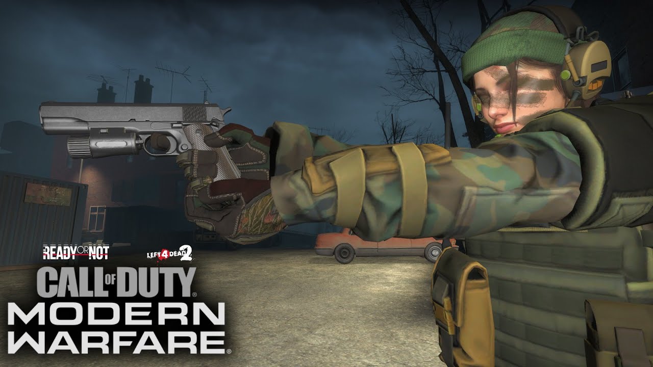 Left 4 Dead 2 Mav's M1911 HQ Modern Warfare 2019 RoN (Pistol) - Gameplay