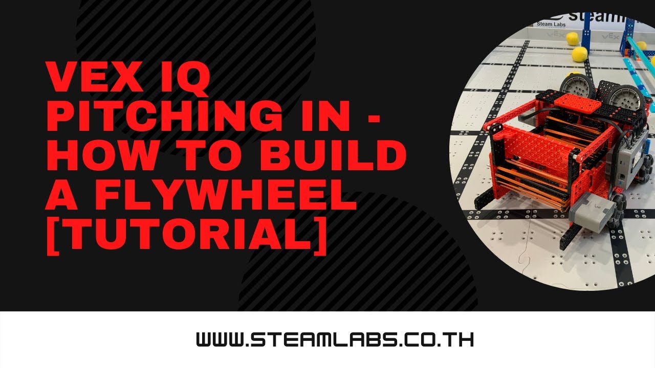 VEX IQ Pitching In - Flywheel Design - Robot Build
