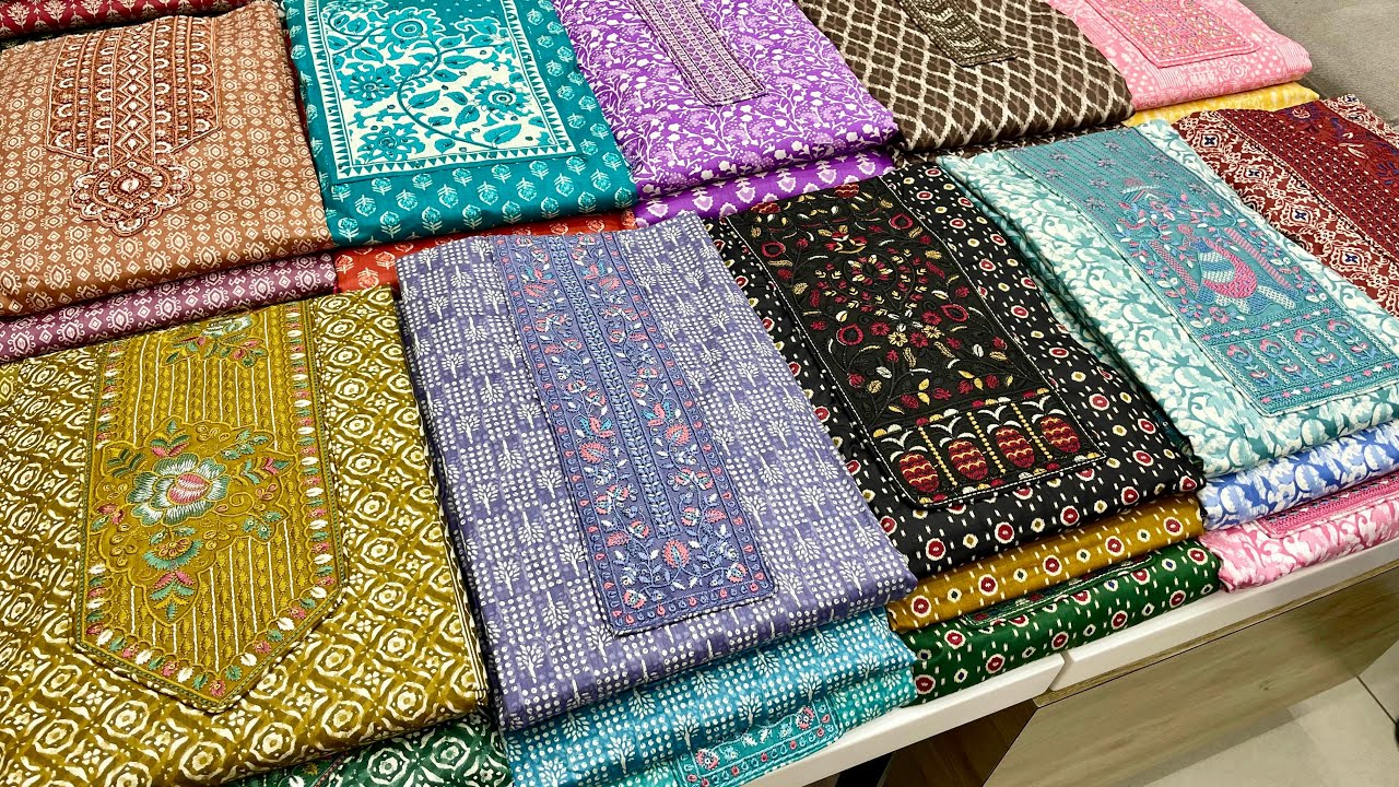 THE BEST COTTON SUITS, 49 LENGTH 🔥 AHMEDABAD COTTON SUIT WHOLESALE MARKET | COTTON DRESS MATERIAL