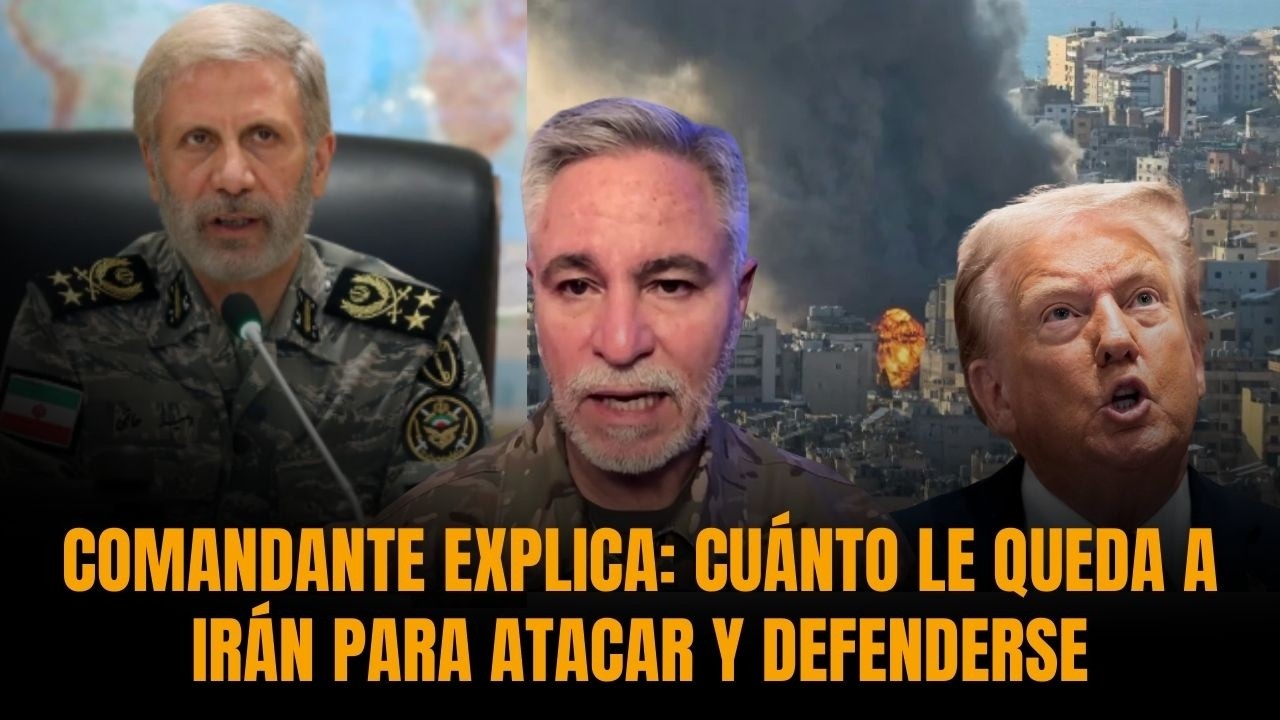 COMANDANTE EXPLICA: CUÁNTO LE QUEDA A IRÁN PARA ATACAR Y DEFENDERSE | Sánchez Grass en América